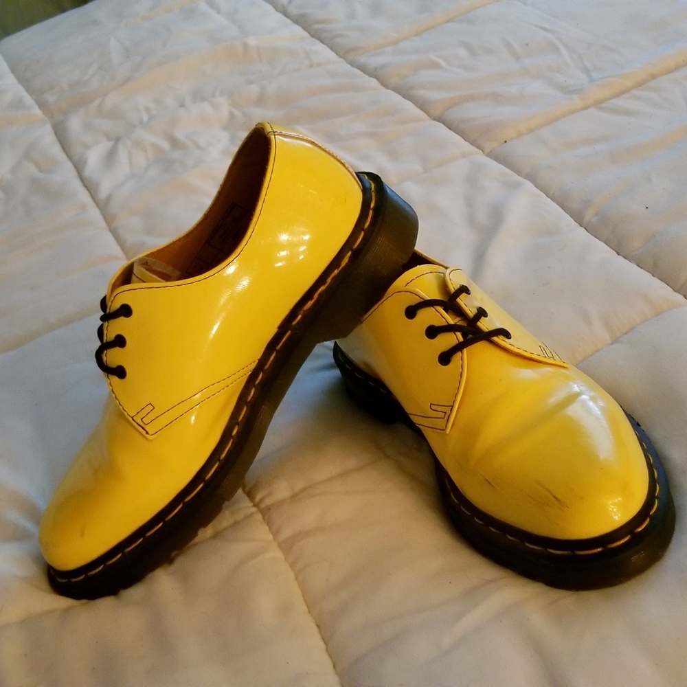 Light yellow Dr. Martens